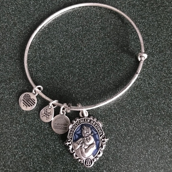 Alex And Ani Expandable Wire Bangle Bracelet Disney Diabolically Devious 2018 - Picture 1 of 16